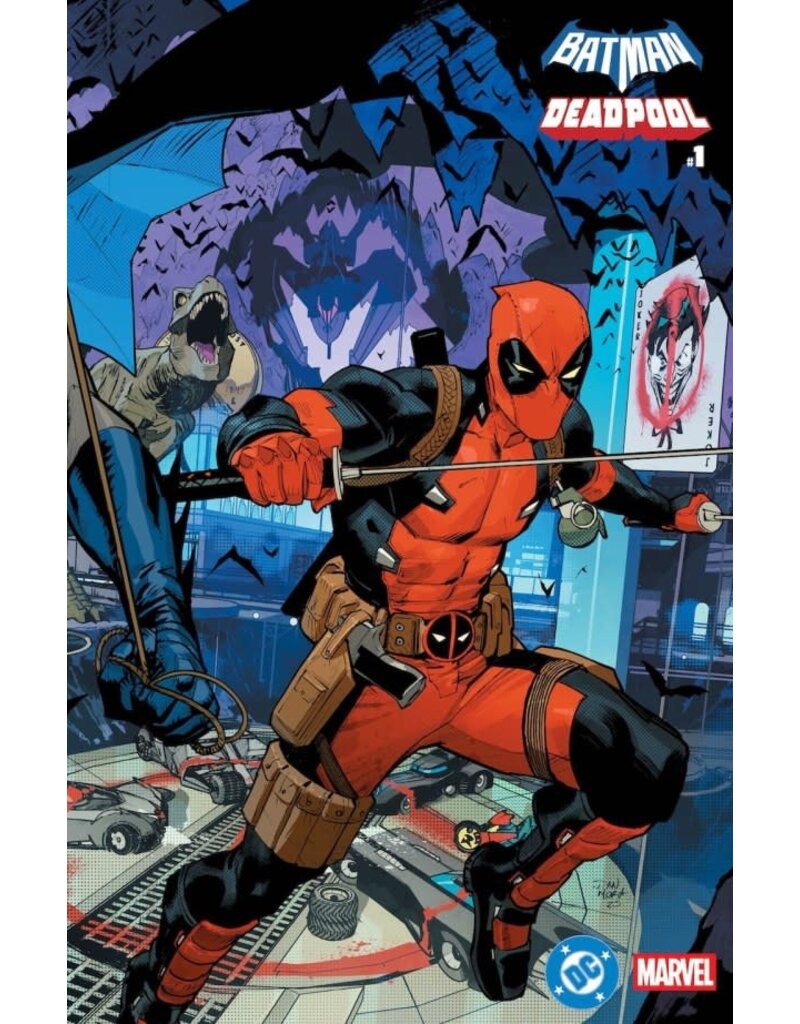 DC COMICS Dc Marvel Batman Deadpool #1 B Dan Mora Wraparound cover
