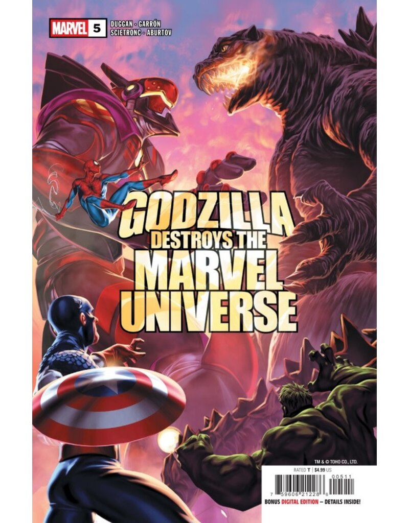 Marvel Comics Godzilla Destroys The Marvel Universe #5