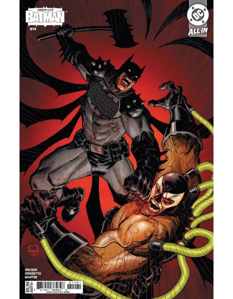 DC COMICS Absolute Batman #14 B Dave Johnson Card Stoc