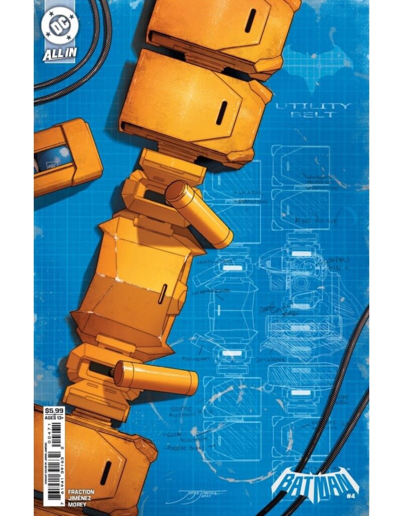 DC COMICS Batman #4 E Jorge Jimenez Bat-Gadget Card Stock Variant