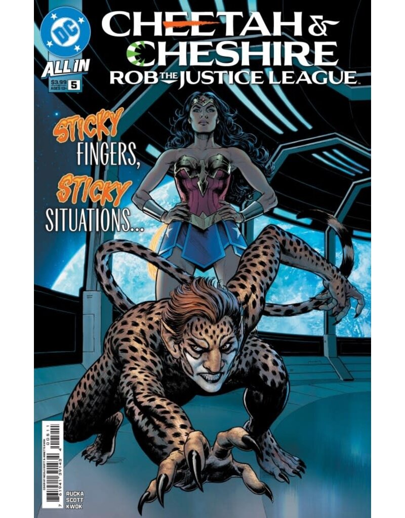 DC COMICS Cheetah And Cheshire Rob The Justice League # 5