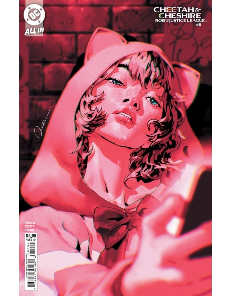 DC COMICS Cheetah And Cheshire Rob The Justice League # 5 Cvr B