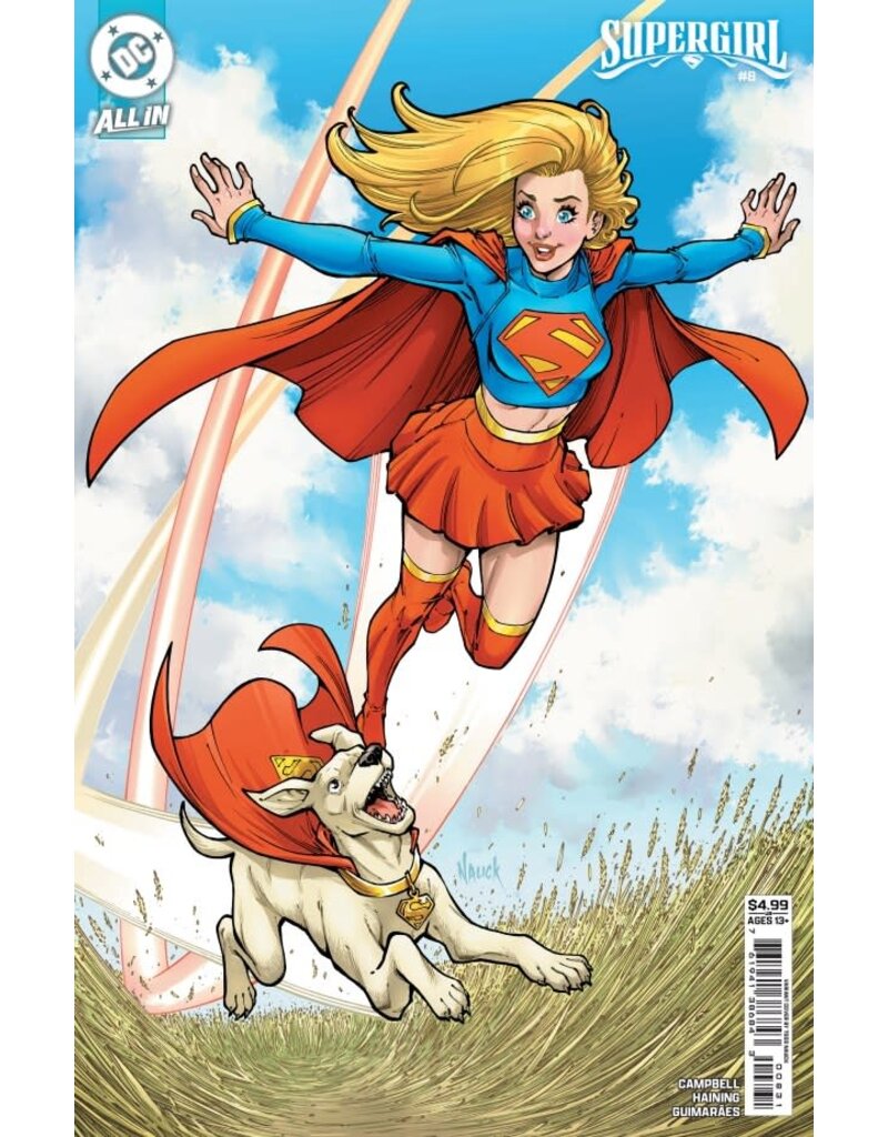DC COMICS Supergirl #8 C Todd Nauck Card Stock Var