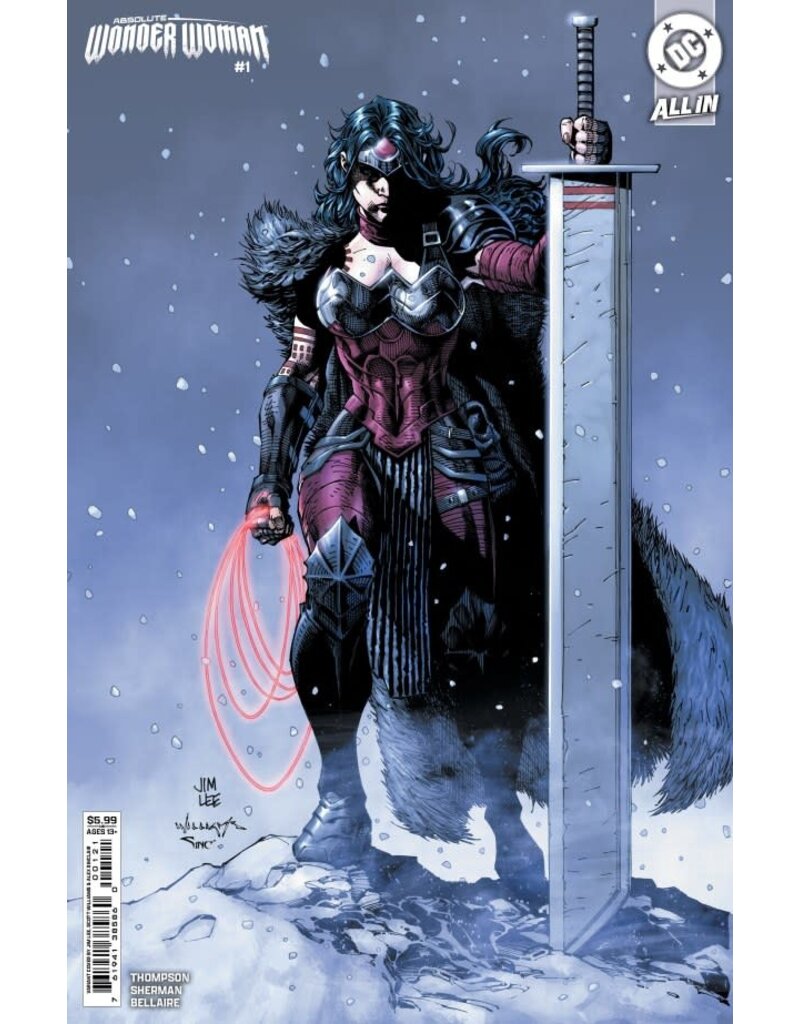 DC COMICS Absolute Wonder Woman #1 Cover C Jim Lee Card Stock Variant