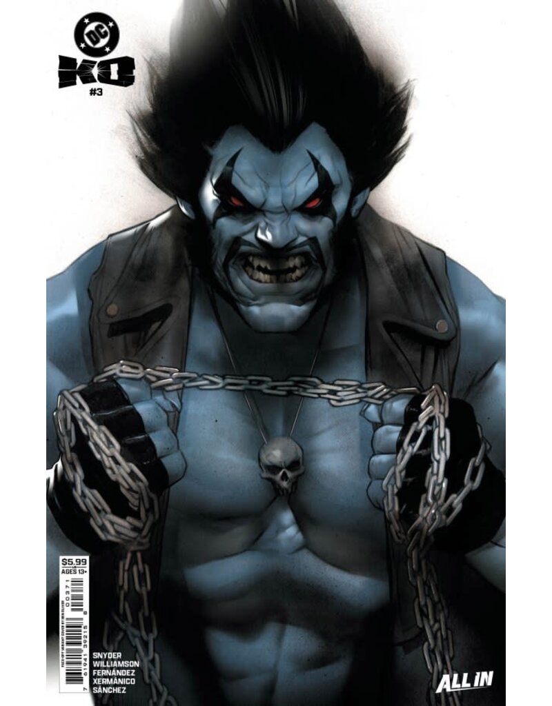 DC COMICS Dc K.O. #3 H Ben Oliver Face-Off Card Stock