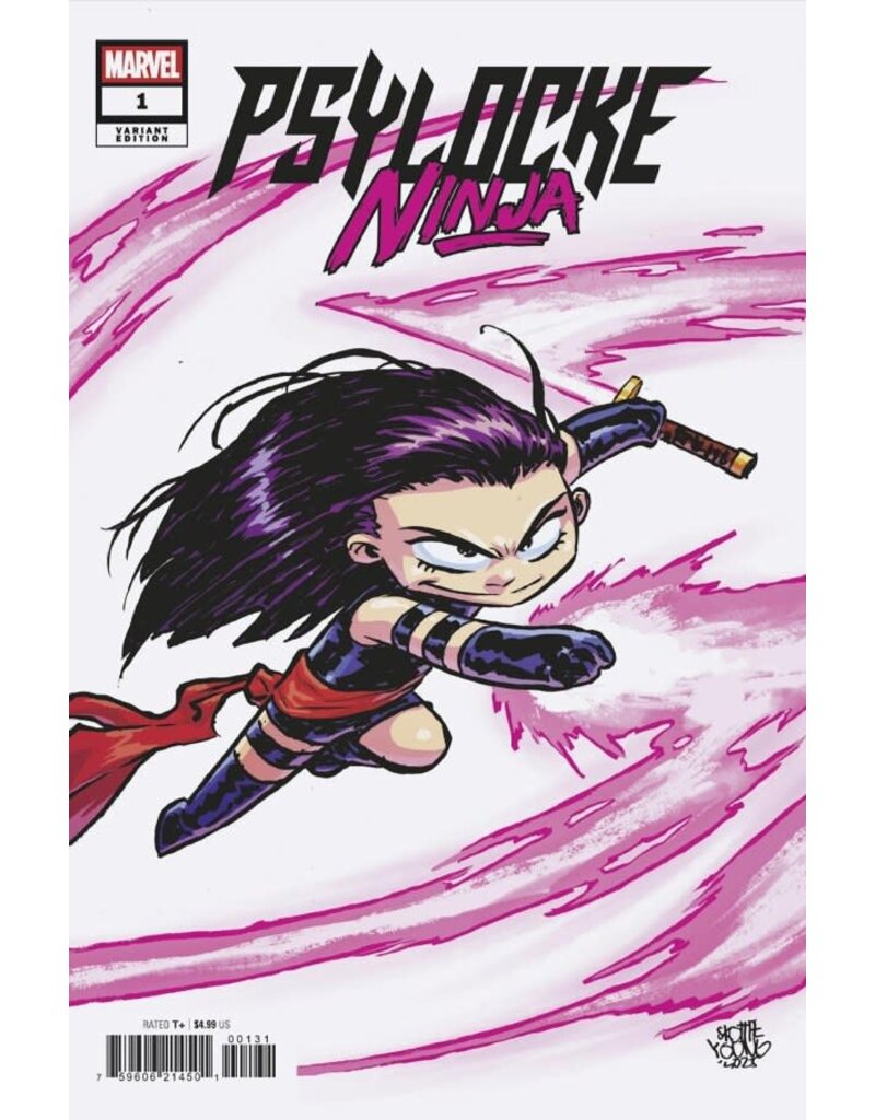 Marvel Comics Psylocke: Ninja #1 Skottie Young Variant