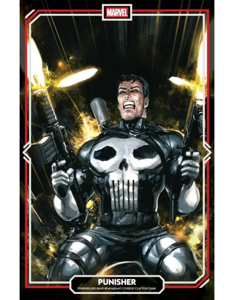 Marvel PUNISHER: RED BAND #5 CLAYTON CRAIN VARIANT [POLYBAGGED]