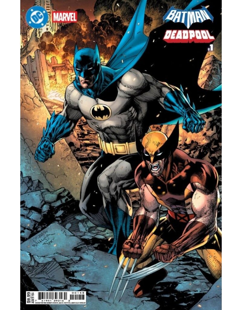 DC COMICS DC / Marvel: Batman / Deadpool #1 2nd Printing Jim Lee