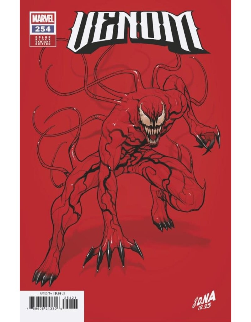 Marvel Comics Venom #254 David Nakayama Color Block Red Va