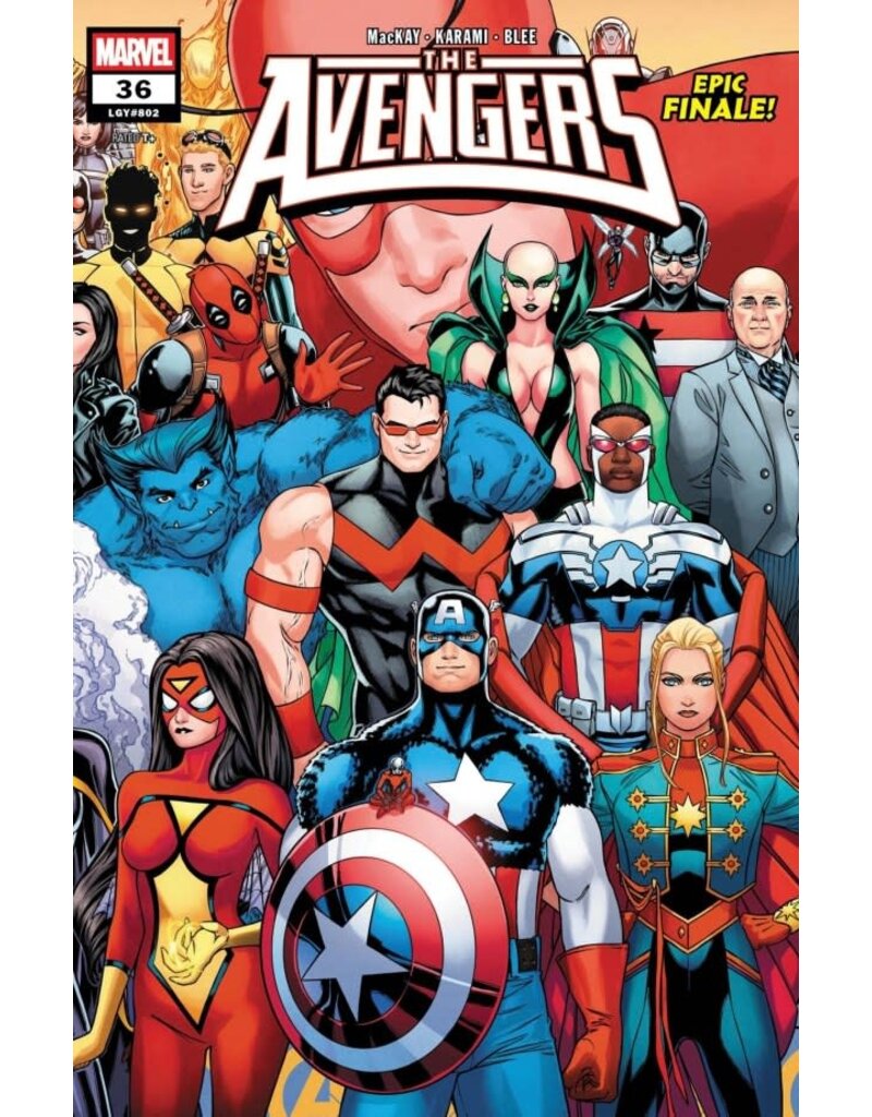 Marvel Comics Avengers #36 Wraparound Cover