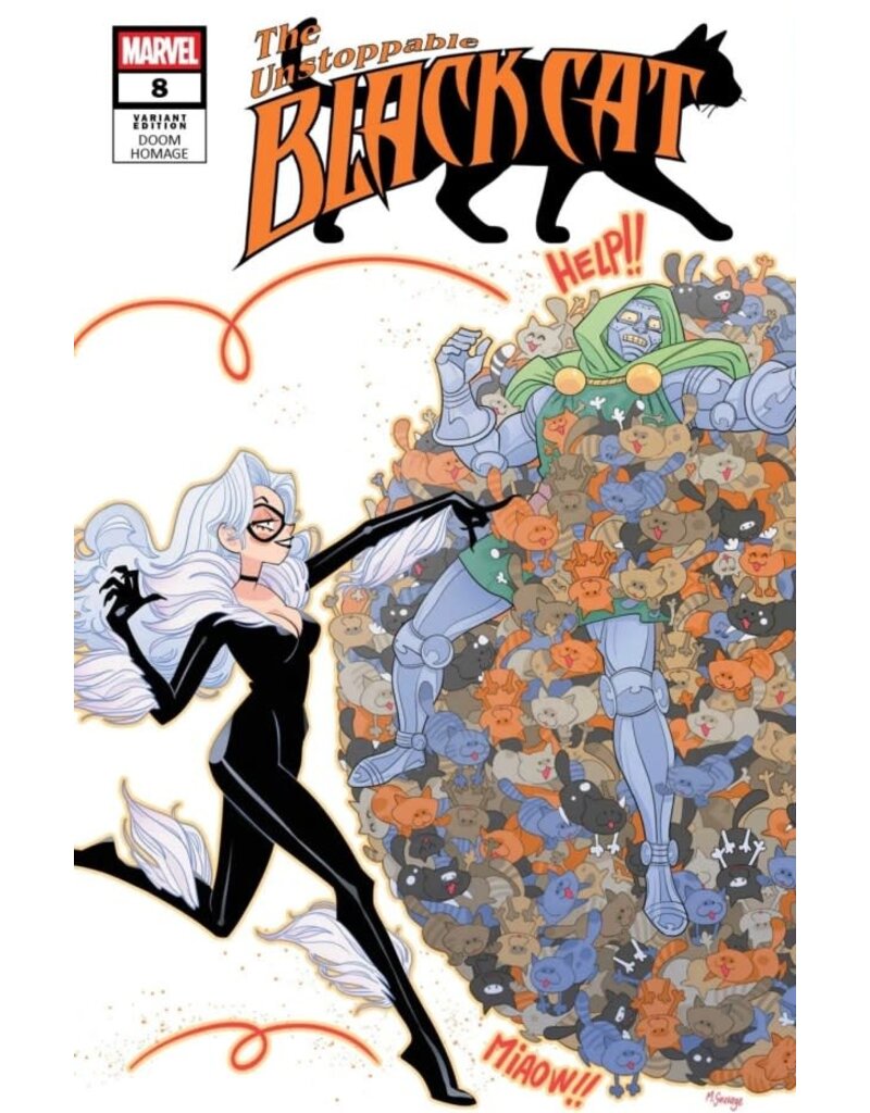 Marvel Black Cat #8 Marguerite Sauvage Doom Homage