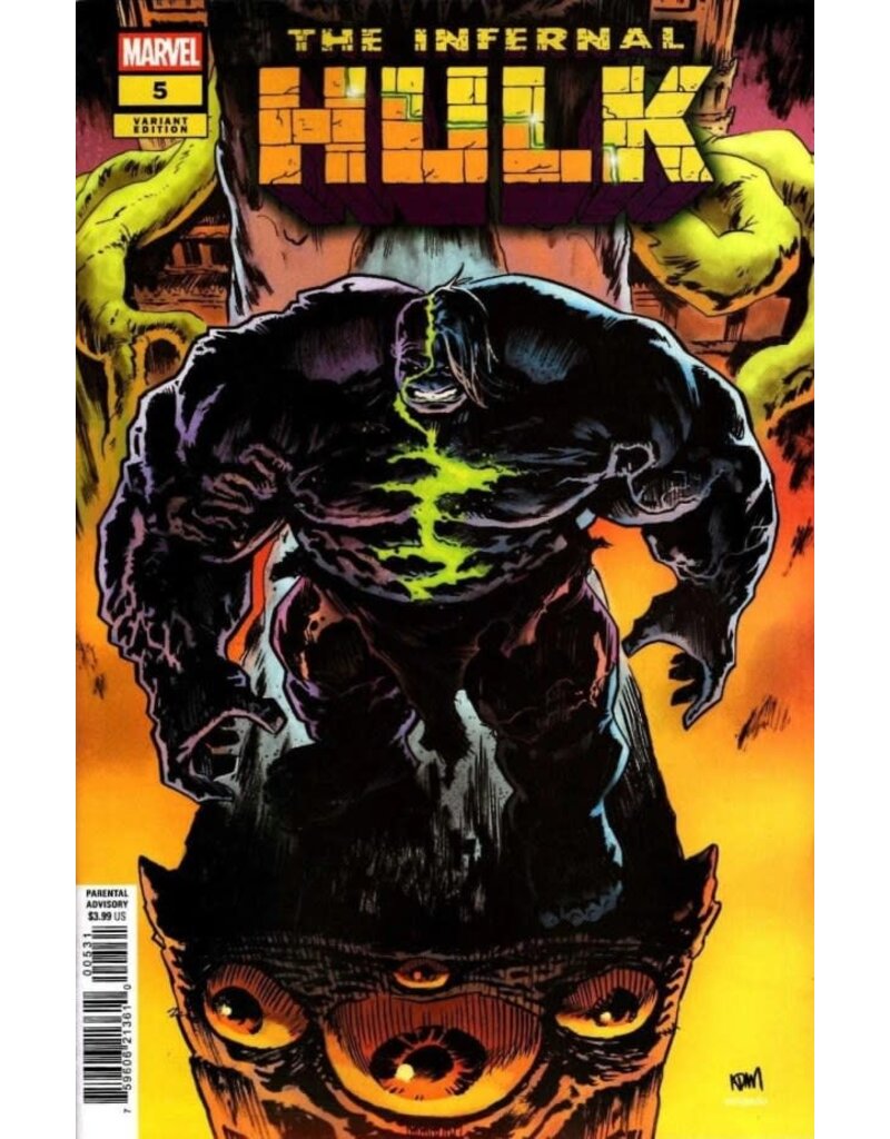 Marvel Comics The Infernal Hulk #5 Adam Gorham Variant