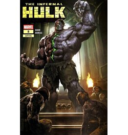 Marvel Comics The Infernal Hulk #5 Skan Srisuwan Doom Homage Variant
