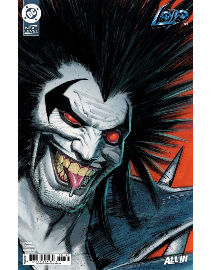 DC COMICS Lobo #1 Cover G 1:25 Juan Ferreyra Variant