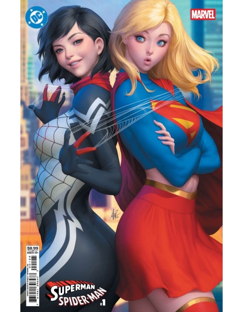 DC COMICS DC / Marvel: Superman / Spider-Man #1 Cover M Stanley 'Artgerm' Lau Variant