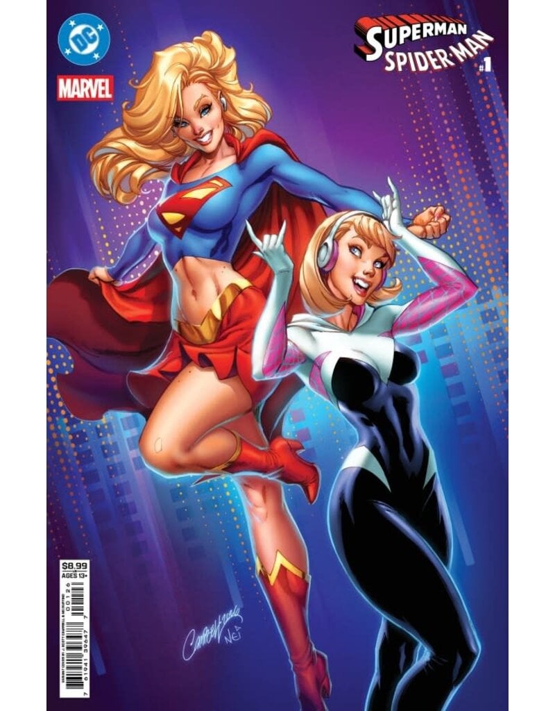 DC COMICS DC / Marvel: Superman / Spider-Man #1 Cover N J. Scott Campbell Variant