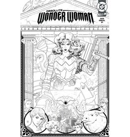 DC COMICS Absolute Wonder Woman 2026 Annual #1 2nd Printing Hayden Sherman Black & White Wraparound Variant