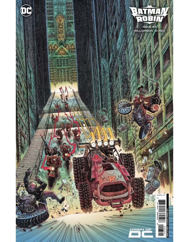 DC Batman and Robin #3 Cover E 1:25 James Stokoe Card Stock Variant