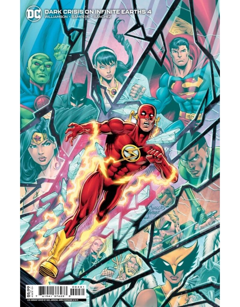 Dark Crisis on Infinite Earths #4 Cover D 1:25 Dan Jurgens & Norm Rapamund Card Stock Variant