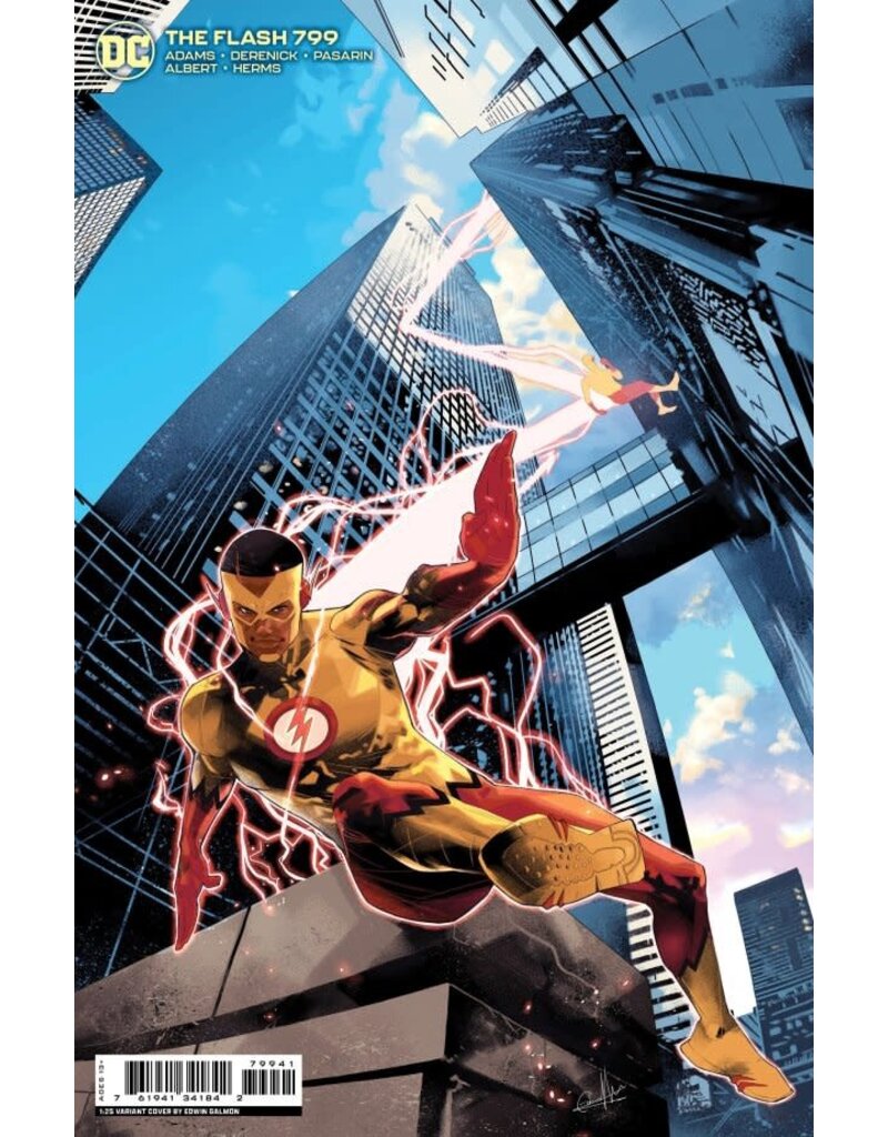 DC The Flash #799 Cover D 1:25 Edwin Galmon Card Stock Variant