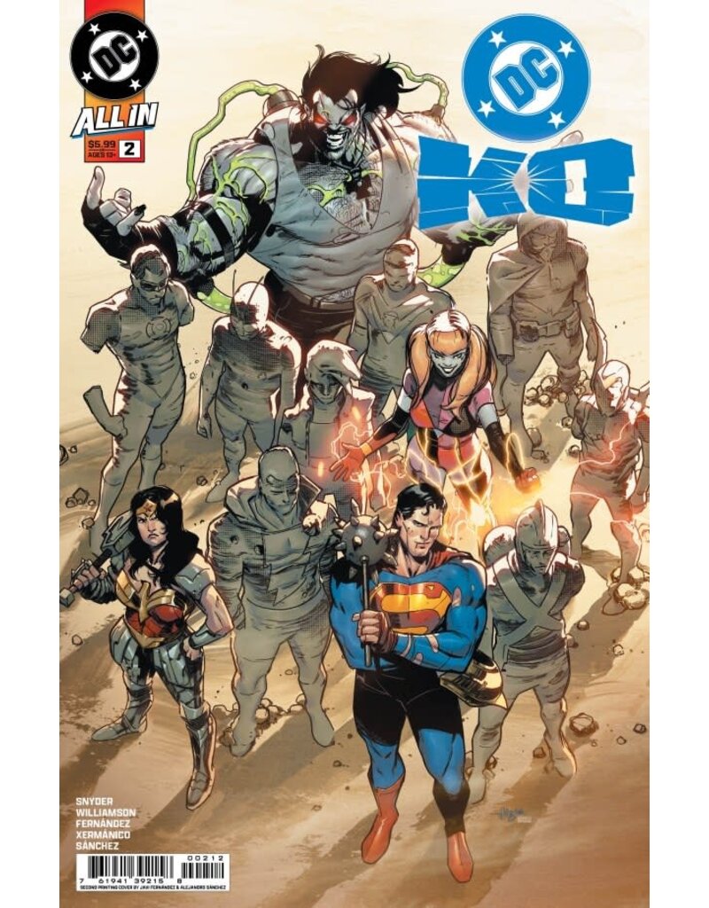 DC COMICS DC K.O. #2 2nd Printing Javier Fernández