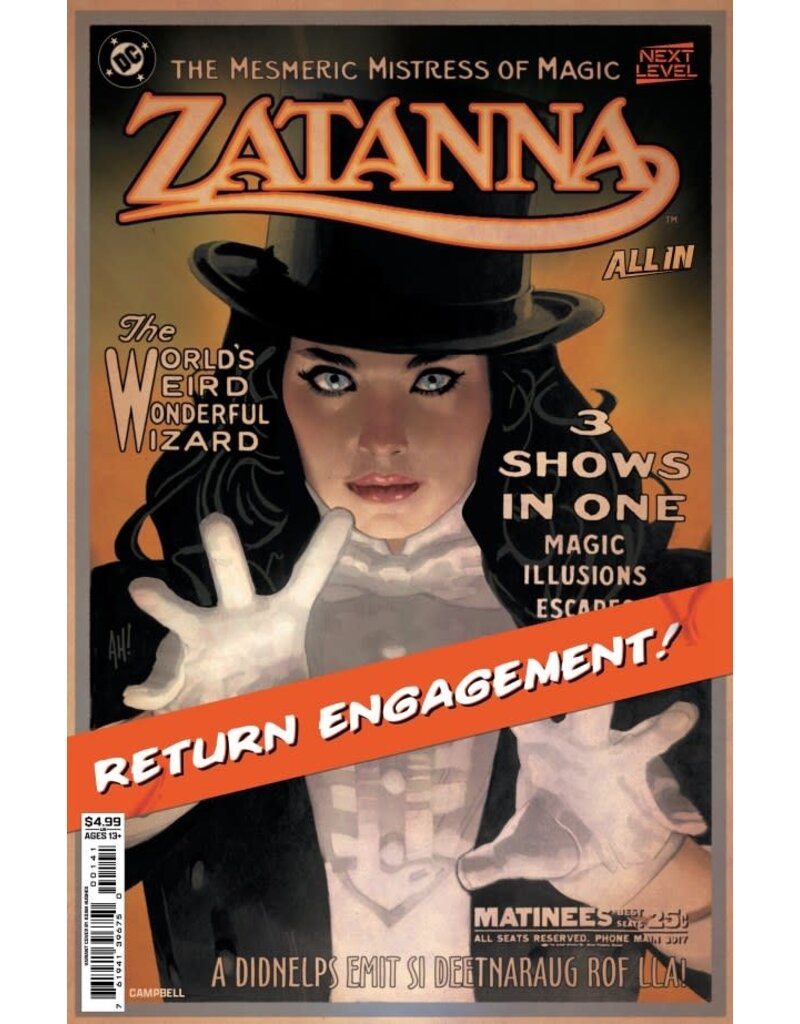 DC COMICS Zatanna (2026) #1 Cover C Adam Hughes Variant