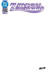 DC COMICS Zatanna (2026) #1 Cover F Blank Variant