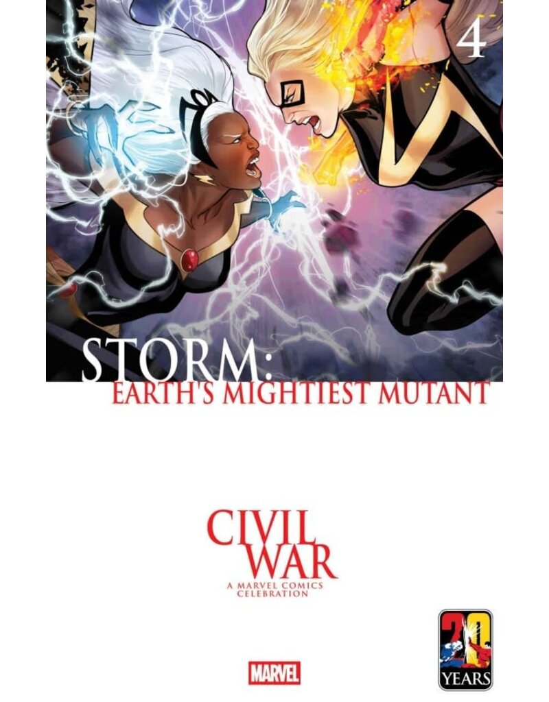 Marvel Comics Storm: Earth's Mightiest Mutant #4 Lucas Werneck Civil War Celebration Variant
