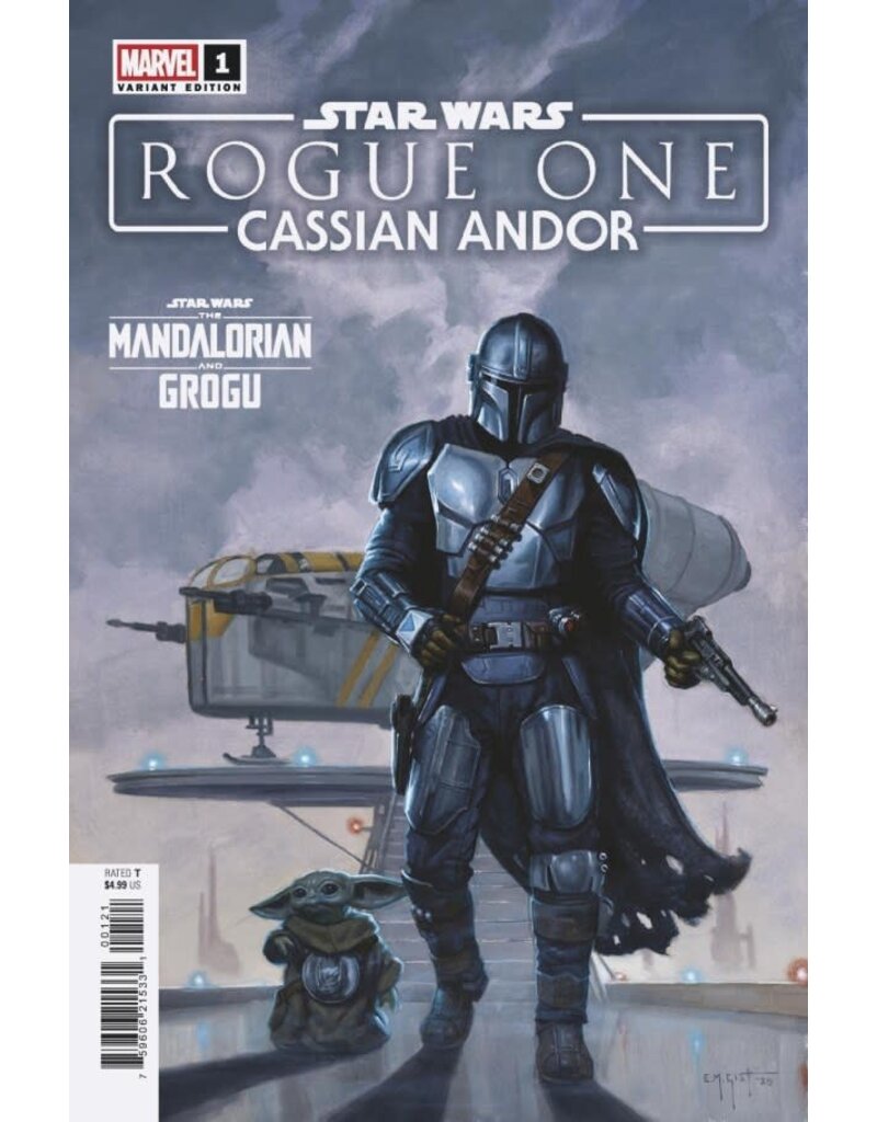 Marvel Comics Star Wars: Rogue One – Cassian Andor #1 Erik M. Gist Mandalorian & Grogu Variant