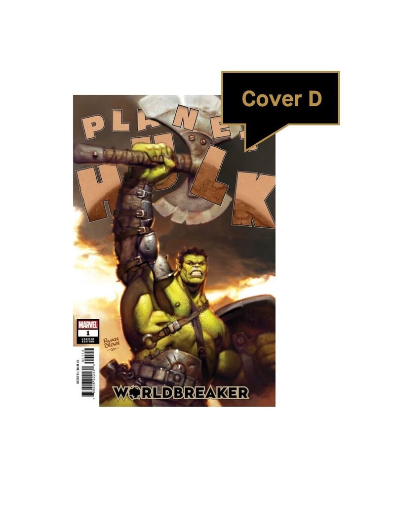Marvel Planet Hulk Worldbreaker #1 D Brown 1/50