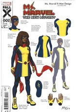 Marvel Comics Ms. Marvel: The New Mutant #2 1:10 McKelvie Design Variant