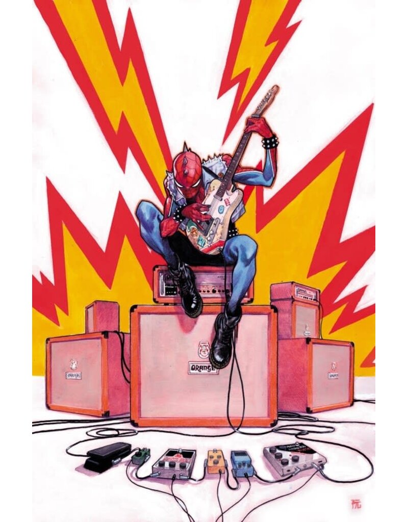 Marvel Comics Spider-Society #4 1:50 Dike Ruan Spider-Punk Virgin Variant