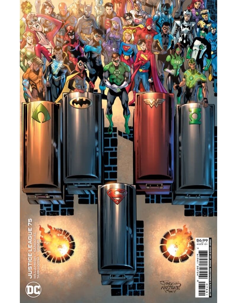 DC Justice League #75 Cover D Jurgens & Rapmund Card Stock Variant