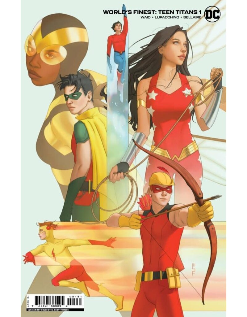 DC World's Finest: Teen Titans #1 Cover F 1:25 Scott Forbes Card Stock Variant