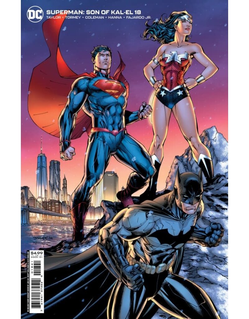 DC Superman: Son of Kal-El #18 Cover C Jim Lee DC Holiday Card Variant