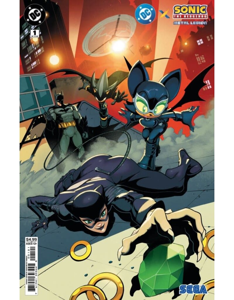 DC COMICS DC x Sonic the Hedgehog: The Metal Legion #1 Cover B Adam Bryce Thomas Variant