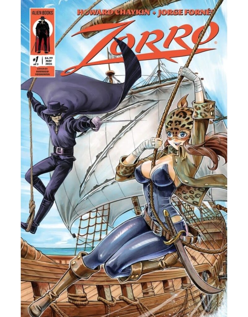 Alien Books Zorro #1 Cover D Rodrigo Yoshimiya Variant