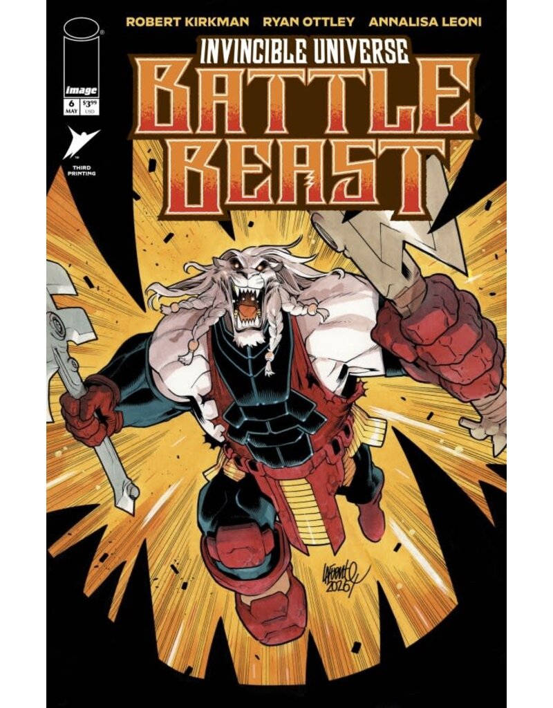 IMAGE COMICS Invincible Universe: Battle Beast #6 3rd Printing David Lafuente