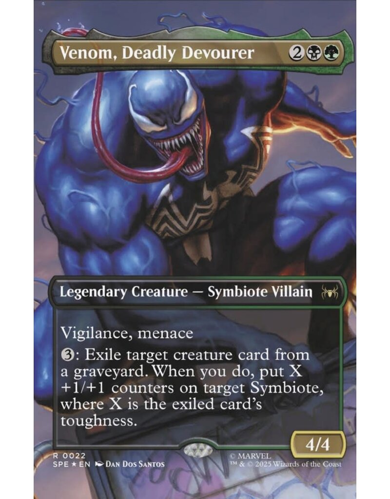 Marvel Comics Venom #258 Daniel Dos Santos Magic: the Gathering Variant