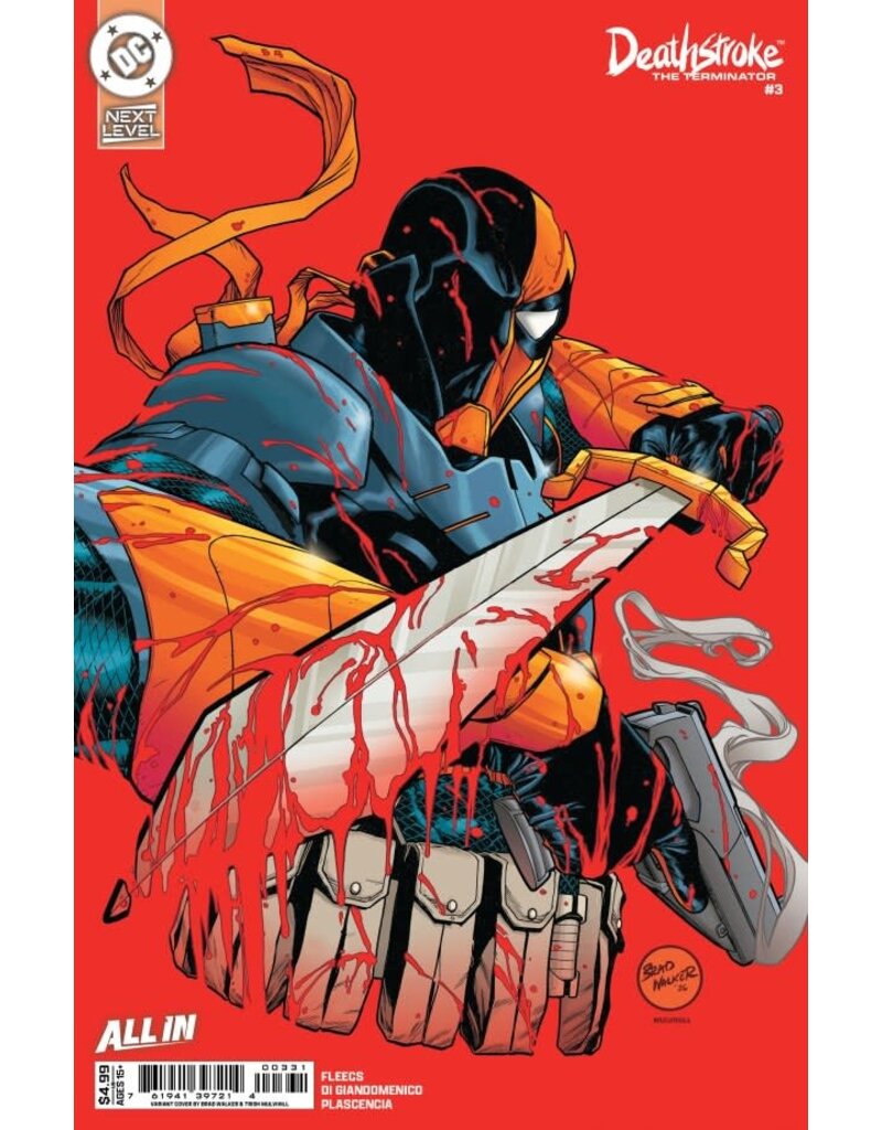 DC COMICS Deathstroke: The Terminator #3 Cover C Brad Walker Variant
