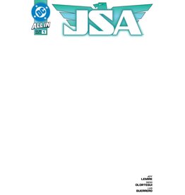 DC COMICS JSA #1 Cover E Blank Card Stock Variant