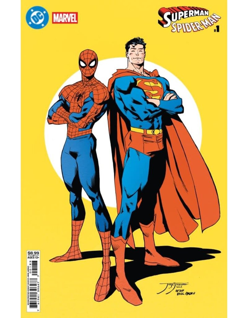 DC COMICS DC / Marvel: Superman / Spider-Man #1 2nd Printing Jorge Jiménez