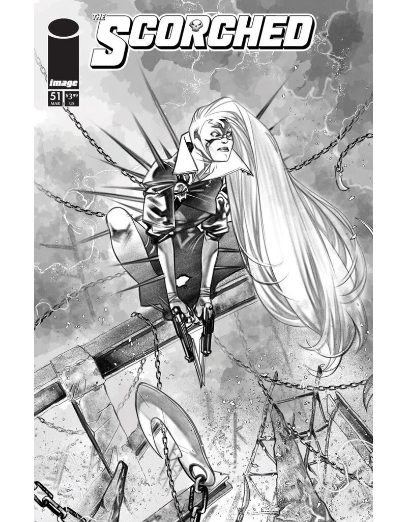 IMAGE COMICS The Scorched #51 Cover B Ig Guara Black & White Variant