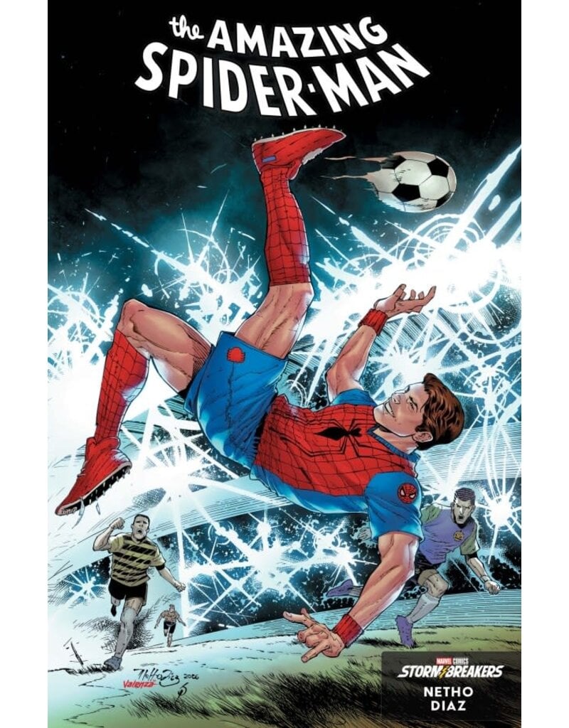 Marvel Comics The Amazing Spider-Man #30 Netho Diaz Marvel Soccer Variant