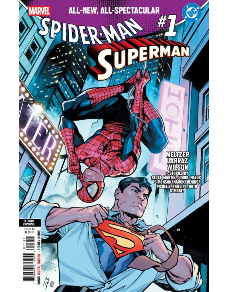 Marvel Comics Marvel / DC: Spider-Man / Superman #1 - 2nd Printing Martin Cóccolo Variant