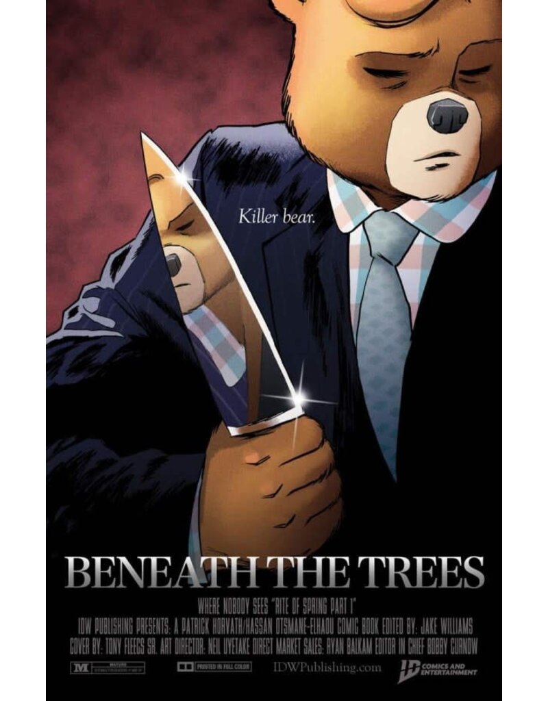 IDW Publishing Beneath the Trees Where Nobody Sees: Rite of Spring #1  Cover B Tony Fleecs Movie Homage Variant