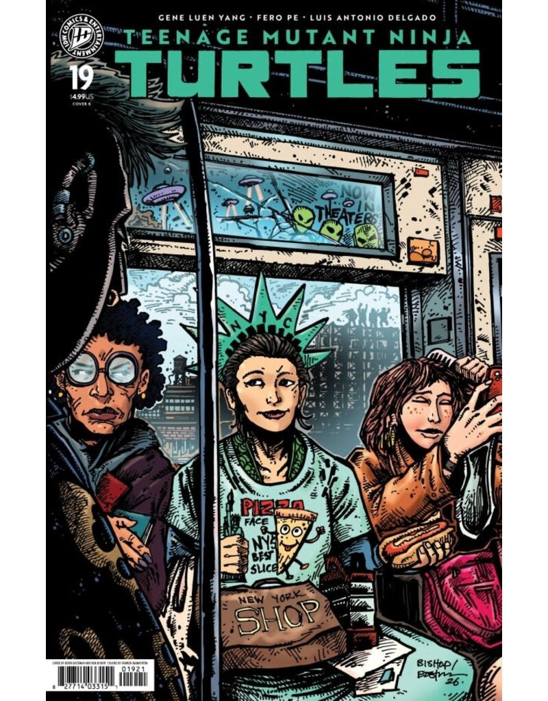 IDW Publishing Teenage Mutant Ninja Turtles #19 Cover B Ben Bishop Variant