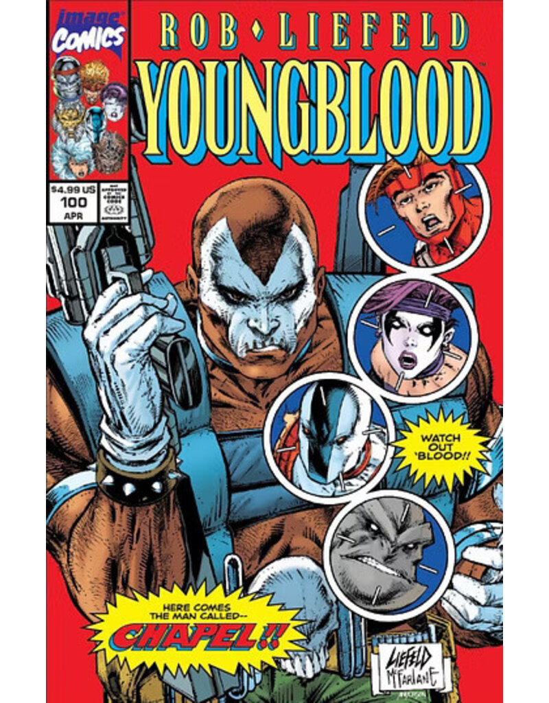 IMAGE COMICS Youngblood #100 Cover G Rob Liefeld Retro Variant