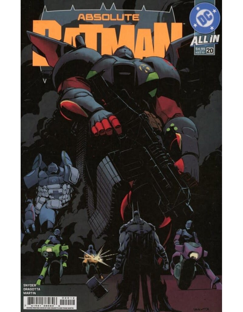 DC COMICS Absolute Batman #20 Second Printing