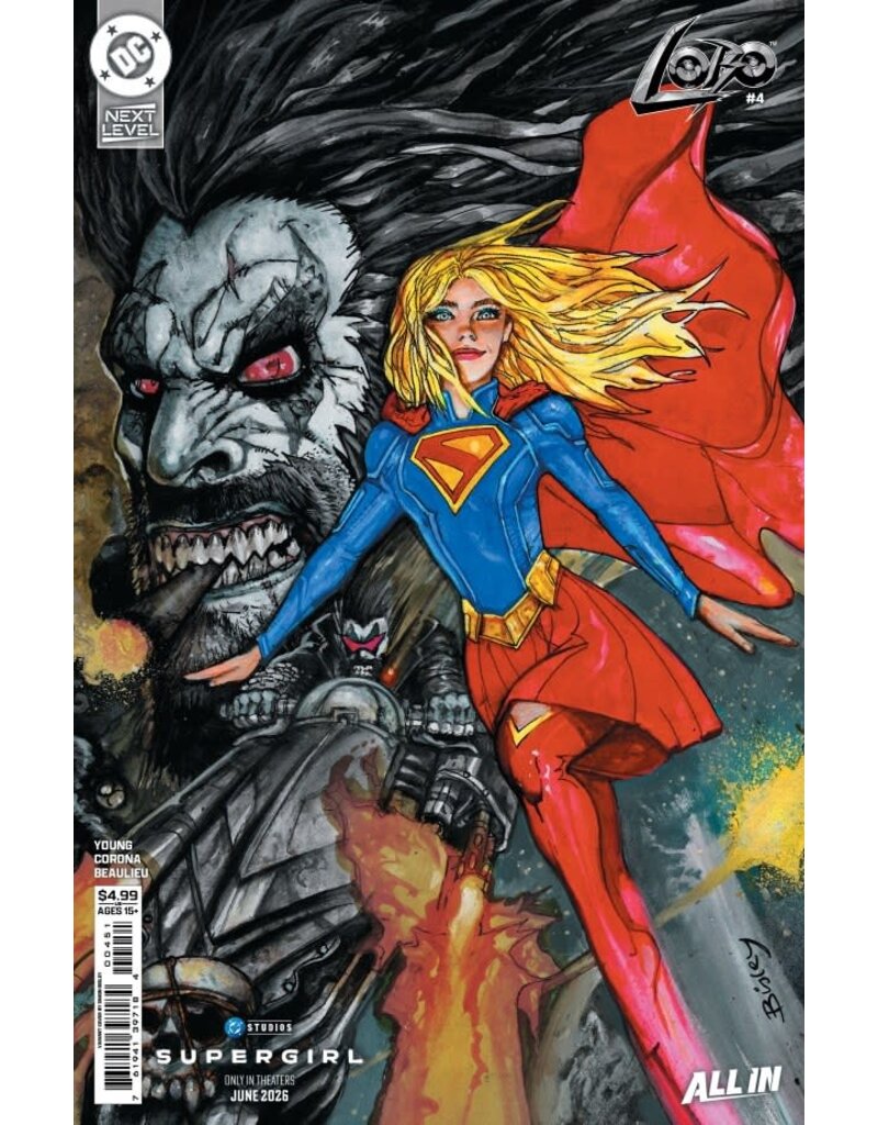 DC COMICS Lobo #4 Cover E Simon Bisley Supergirl Movie Variant
